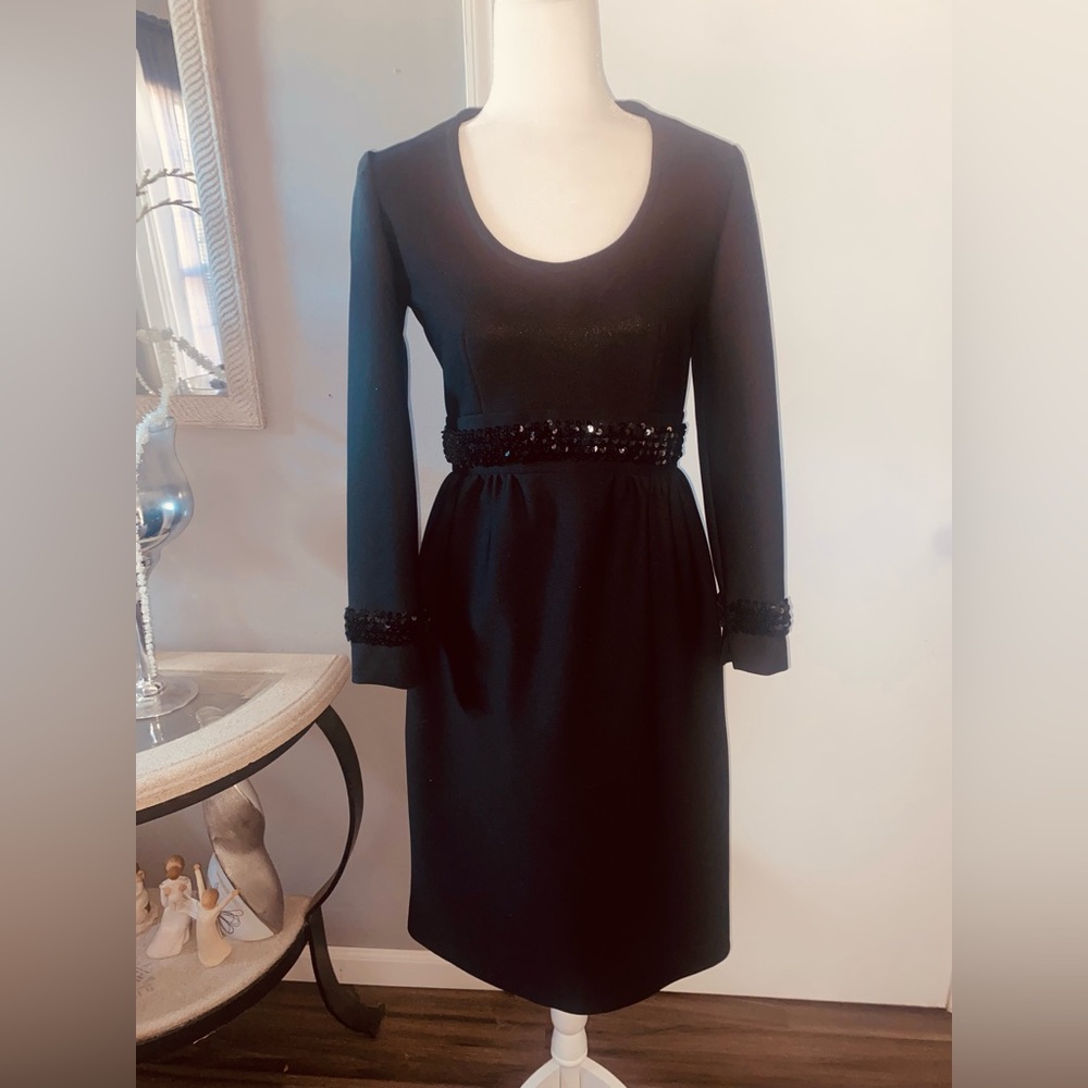 1970s Leslie Fay knit dress